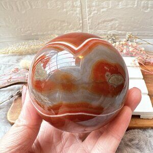 Gorgeous Carnelian Sphere